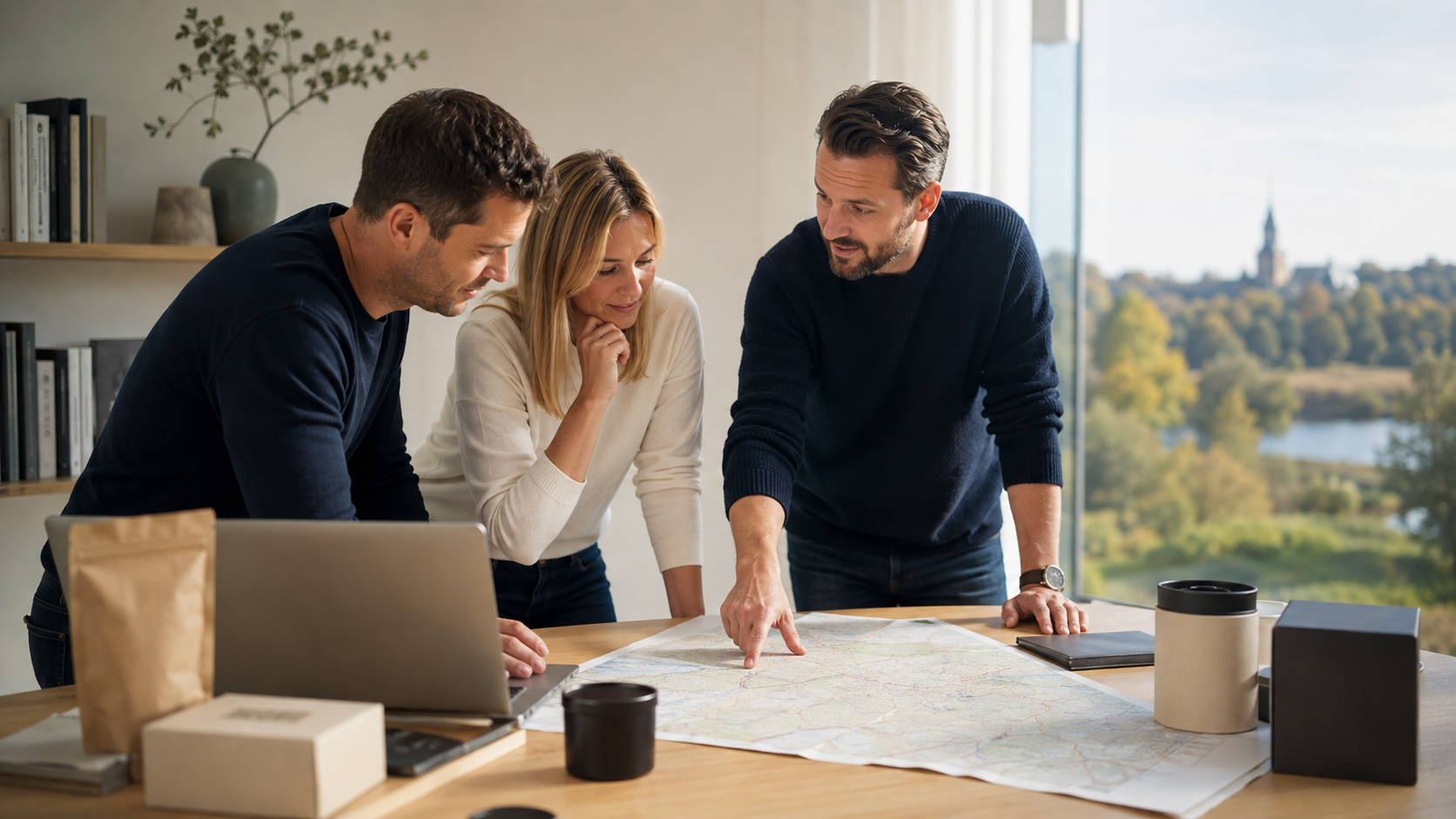Projektteam plant einen bundesweiten Fieldmarketing-Einsatz